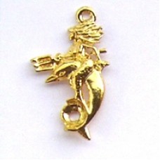 MERMAID ON DOLPHIN