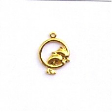 TWO DOLPHINS IN HOOP