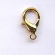 22mm Lobster Catch Gold