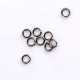 4mm Black Nickle Jumprings