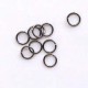 6mm Black Nickle Jumprings