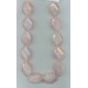 Rose Quartz Facetted Oval Beads Large