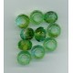 Czech Olivine Briolette with Large Hole