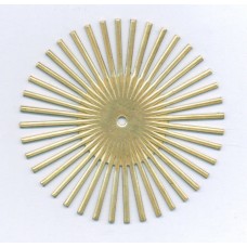 Brass Spiked Wheel Large
