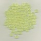 Czech Yellow Fat Saucer Beads