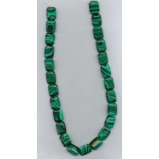 Malachite Rectangular Pillows 16mm x 12mm