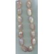 Rose Quartz Facetted Oval Beads Medium