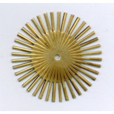 Brass Spiked Wheel Medium