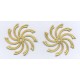 Brass Swirl Stamping Medium