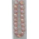 Rose Quartz Medium Facetted Twist Beads