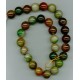 Multicoloured Agate 14mm Rounds