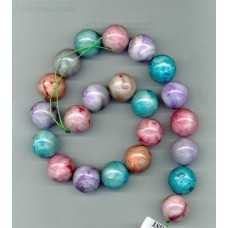 Agate Rounds Multicoloured