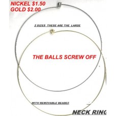 NICKLE CHOKERS WITH BALL