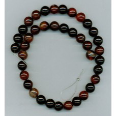 Natural Agate 10mm Rounds