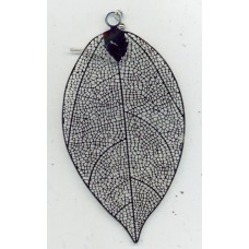 Nickel Plated Laser Leaf Earings
