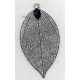 Nickel Plated Laser Leaf Earings