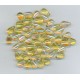 Czech Yellow Teardrop with AB