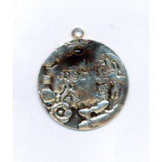 Brass Coin Antique Plated
