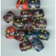 Cylinder Patterned Beads 