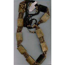 Resin and Wood Rectangular Belt