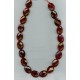 Red Agate Facetted Ovals
