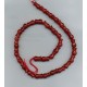 Red Agate Tulip Beads