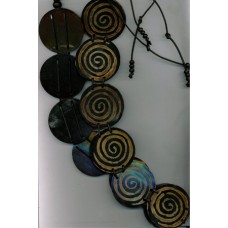 Bone or Resin Belt with Large Round Components