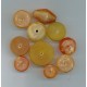 Resin Bead Orange Mix