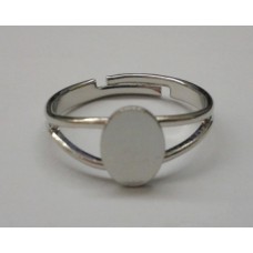 Ring Shank with Oval Flat Pad