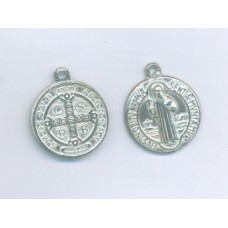 Christian Coin Charm with Loop in Pewter