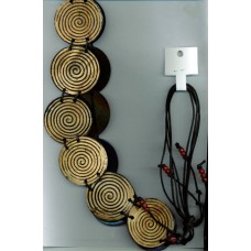 Round Spiral Bone Belt