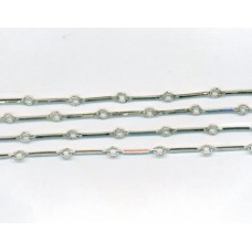 Bar Chain in Silver Ox SS-43262