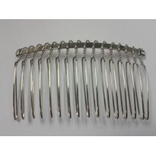 Small Wire Hair Comb Nickle