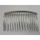 Small Wire Hair Comb Nickle