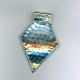 Silver Plated Dimpled Diamond-Shape Pendant