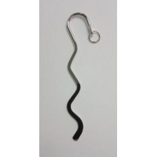 Small Curly Nickel Bookmark 