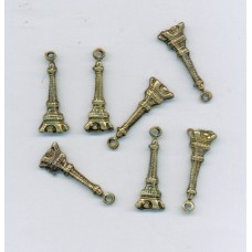 Brass Ox Eiffel Tower Charm