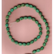 Small Turquoise Flat Ovals