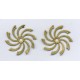 Brass Swirl Stamping Small
