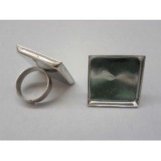 Ring Shank with Square Setting