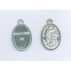 St Martha Rosary Charm in Pewter