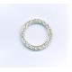 Swarovski Diamonte Ring 22mm Silver