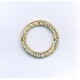 Swarovski Diamonte Ring 22mm Gold
