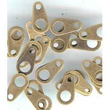 Large End Tag Brass Ox