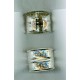 Silver Plate Cuff with Dimples Small
