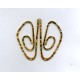 Gold Component Apple-Shaped