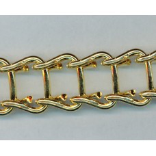 Large Aluminium Based Gold Chain from Italy