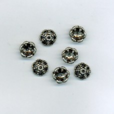Bali Silver Beadcap ZN151