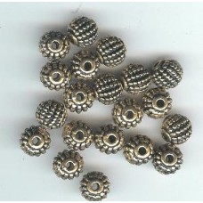 YJ 1101 Bali File Bead Brass