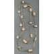 Wooden Necklace with Irregular Beads